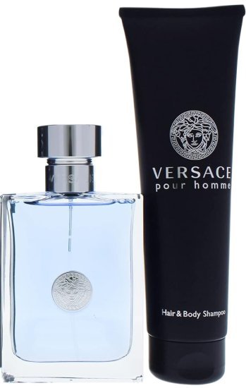 מארז בושם 100 מ''ל Versace Pour Homme או דה טואלט E.D.T + ג'ל רחצה 100 מ''ל