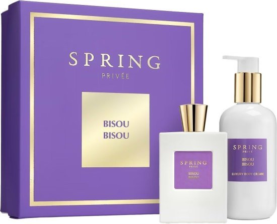 מארז בושם לאישה 100 מ''ל Spring Bisou Bisou או דה פרפיום E.D.P + קרם גוף 250 מ''ל