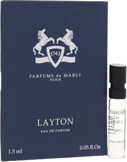 דוגמית בושם לגבר 1.5 מ''ל Parfums De Marly Layton או דה פרפיום‏ E.D.P