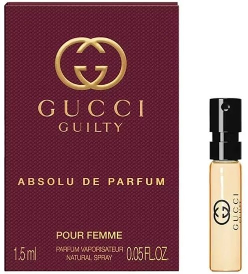 דוגמית בושם לאישה 1.5 מ''ל Gucci Guilty Pour Femme אבסולו דה פרפיום