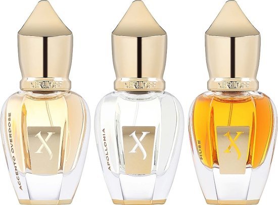 מארז בשמים מיניאטורים יוניסקס 3x15 מ''ל Xerjoff Muse + Accento Overdose E.D.P + Apollonia Parfum