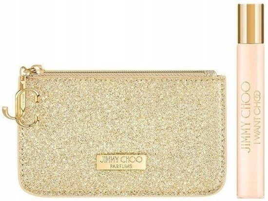 מארז בושם מיניאטורי לאישה 7.5 מ''ל Jimmy Choo I Want Choo פרפיום + תיק יד ממותג