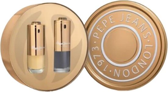 מארז בושם לאישה 80 מ''ל Pepe Jeans London Bright Intense או דה פרפיום E.D.P + בושם לגבר 100 מ''ל So Bold Intense או דה פרפיום E.D.P