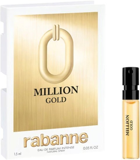 דוגמית בושם לגבר 1.5 מ''ל Paco Rabanne Million Gold Intense או דה פרפיום E.D.P
