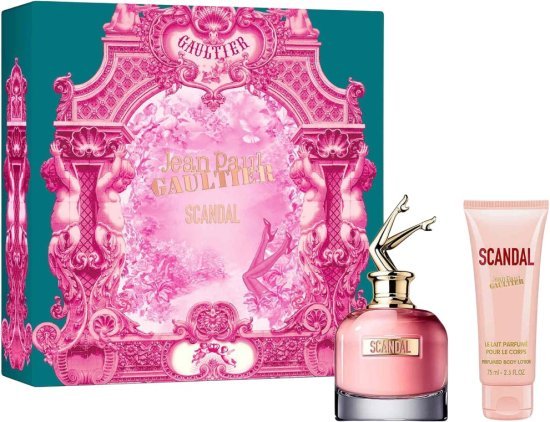 מארז בושם לאישה 50 מ''ל Jean Paul Gaultier Scandal או דה פרפיום E.D.P + תחליב גוף 75 מ''ל