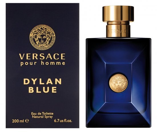 בושם לגבר 200 מ''ל Versace Pour Homme Dylan Blue או דה טואלט E.D.T