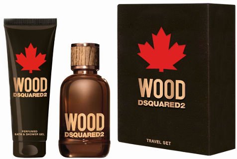 סט בושם לגבר 100 מ''ל Dsquared2 Wood Pour Homme או דה טואלט E.D.T + ג'ל רחצה 100 מ''ל